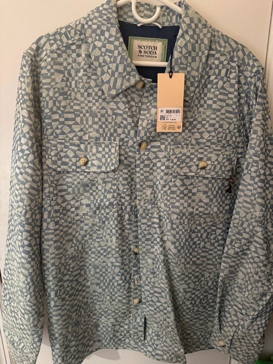 Scotch & Soda Other - Blue Scotch & Soda patterned overshirt — Size L